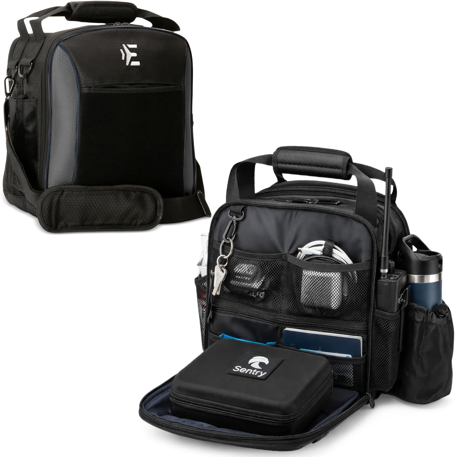 EntireFlight Flight Bag For Pilots - Pilot Bag Carries All Required Pilot accessories and Gear Including Your Kneeboard, Ipad, And Aviation Headset - Great Gifts for Students & CFIs